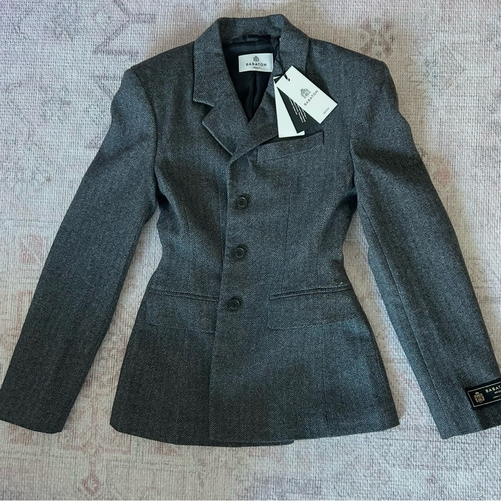 Aritzia Babaton Women's Dark Gray Tailored Blazer